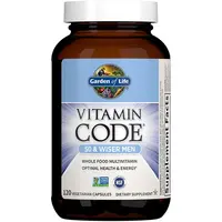 Garden of Life RAW Vitamin Code 50 & Wiser Men komplexný multivitamín pre mužov 120 cps