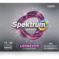SPEKTRUM Gummies 50+ žuvacie tablety s multivitamínovým komplexom 120 ks