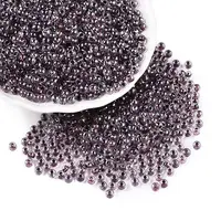 6/0 Transparent Inside Colours Glass Seed Round Beads