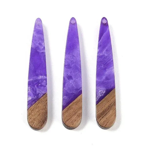 Resin & Wood Pendants