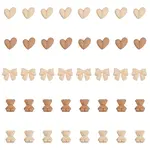 40Pcs 5 Style Opaque Acrylic Cabochons