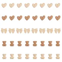 40Pcs 5 Style Opaque Acrylic Cabochons