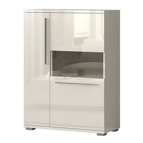 Dvoudveřová vitrína tiana ii - béžová