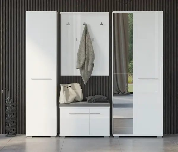 Předsíňová sestava tiana ii - bílá