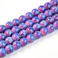 Baking Painted Glass Beads Strands
