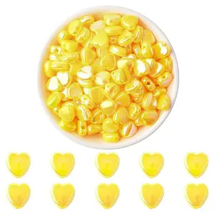 200Pcs 2 Colors ABS Plastic Beads