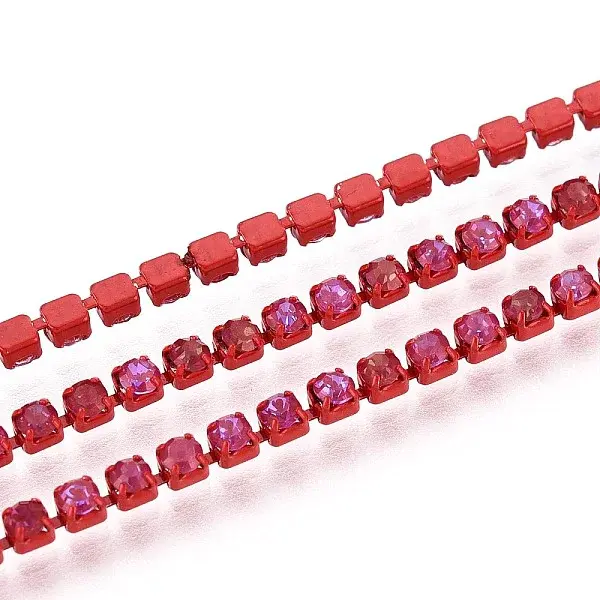 Iron Rhinestone Cup Chains