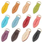 11pcs 11 colors Leather Zipper Pull Tabs