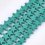 Spray Painted Non-magnetic Synthetic Hematite Beads Strands