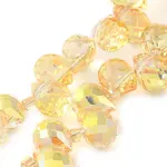 Electroplate Glass Beads Strands