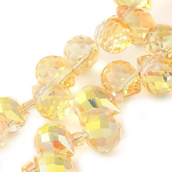 Electroplate Glass Beads Strands