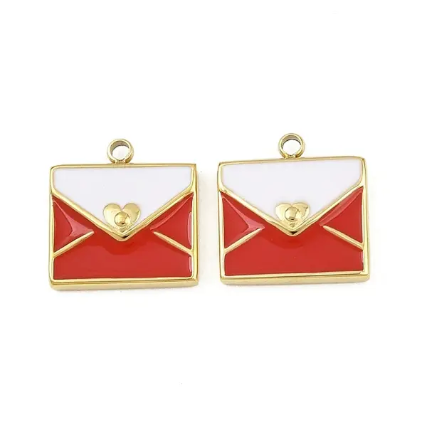 304 Stainless Steel Enamel Pendants