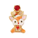 Christmas Theme Brass Micro Pave Cubic Zirconia Pendants