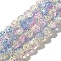 Crackle Glass Beads Strands