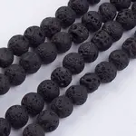 Natural Lava Rock Beads Strands