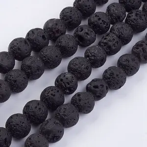 Natural Lava Rock Beads Strands