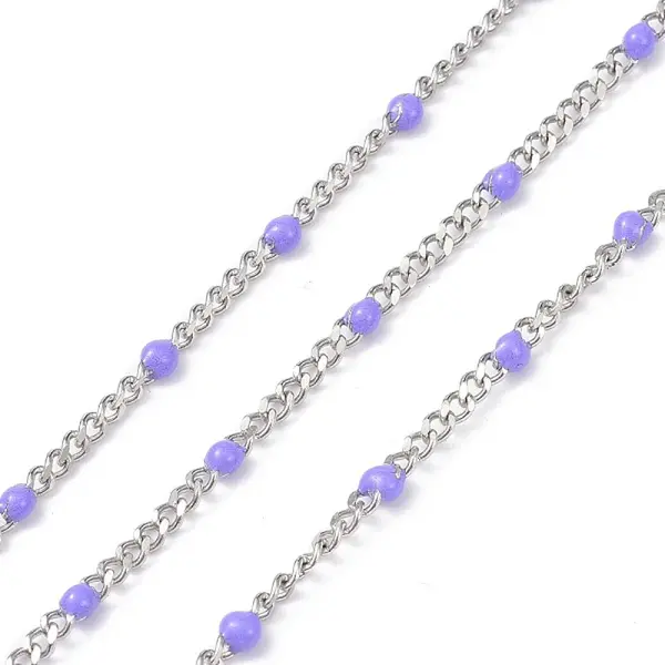 304 Stainless Steel Enamel Curb Chains