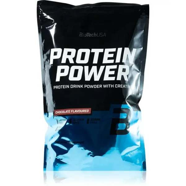 BioTechUSA Protein Power sójový proteinový izolát příchuť Chocolate 1000 g