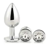 Dream Toys Gleaming Love Silver Plug Set sada análních kolíků Silver Plug Set