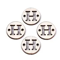 Unfinished Natural Poplar Wood Links Connectors