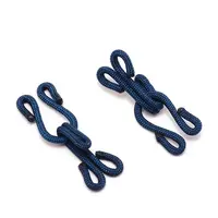 Cloth and Iron Hook and S-Hook Clasps