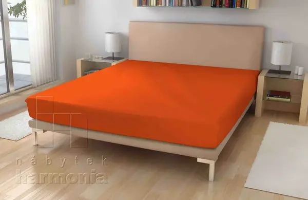 Jersey plachta - tehlová - 70 x 140 cm