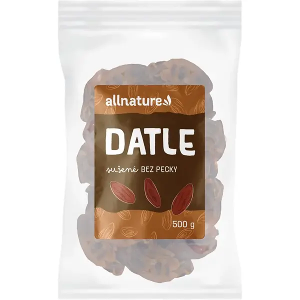 Allnature Datle vykôstkované sušené ovocie 500 g