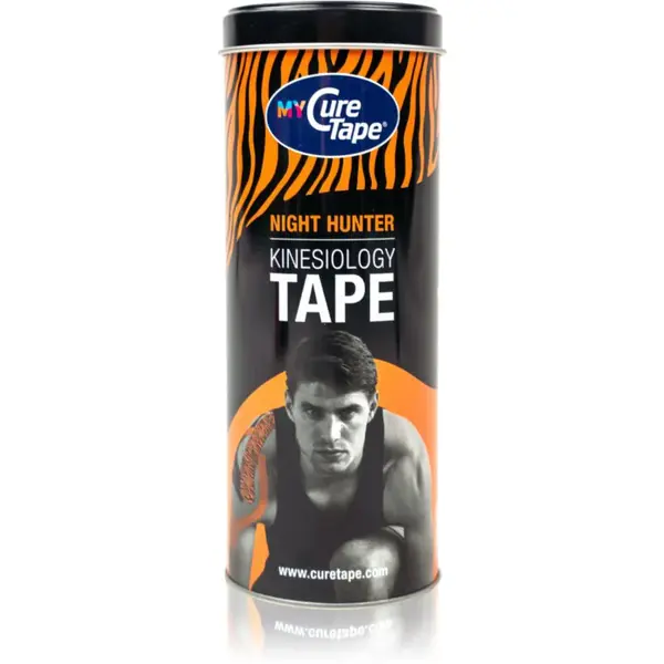 MyCureTape® MyCureTape® fixační tejpovací páska plechový box barva Night Hunter 3x2.5 m