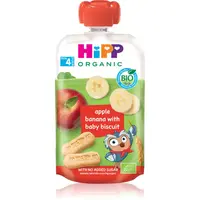 Hipp HiPPis BIO jablko-banán-baby sušenky dětský příkrm 100 g