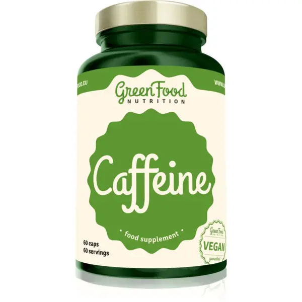 GreenFood Nutrition Caffeine podpora sportovního výkonu 60 cps