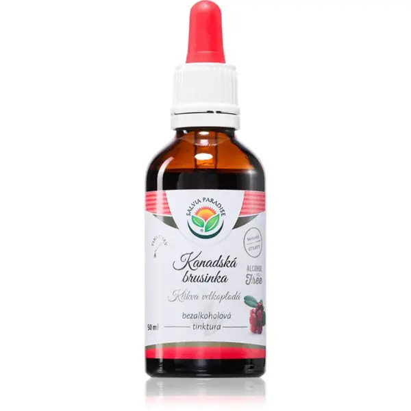 Salvia Paradise Kanadská brusinka tinktura pro zdraví močových cest 50 ml