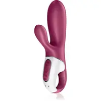 Satisfyer HOT BUNNY CONNECT APP vibrátor se stimulátorem klitorisu Violet 17,3 cm