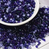 Opaque & Transparent Inside Colours Glass Seed Beads