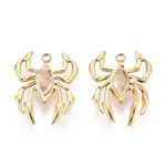 304 Stainless Steel and Rhinestone Pendants