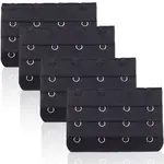 Polyester 3 Rows x 4 Hooks Underwear Bra Extenders