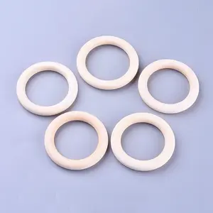 Unfinished Wood Linking Rings