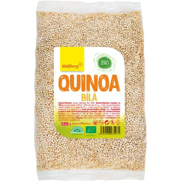 Wolfberry Quinoa bílá BIO quinoa v BIO kvalitě 500 g