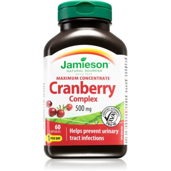 Jamieson Cranberry Complex 500 mg tablety pro zdraví močových cest 60 tbl