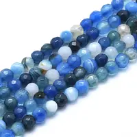 Natural Striped Agate/Banded Agate Beads