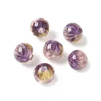 Two Tone Transparent Acrylic Beads