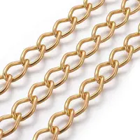 Rhombus Aluminium Twisted Chains Curb Chains