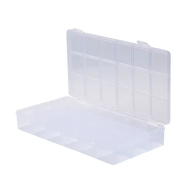 Transparent Plastic Bead Containers