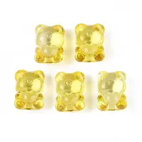 Baking Paint Transparent Glass Beads