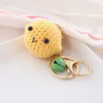 Cotton Crochet Food Keychain
