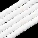 Natural Mashan Jade Column Bead Strands