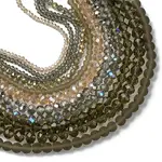 Electroplate Glass Beads Strands