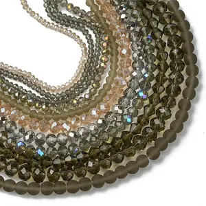 Electroplate Glass Beads Strands