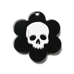 Skull Theme Opaque Acrylic Pendants