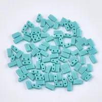 2-Hole Opaque Glass Seed Beads