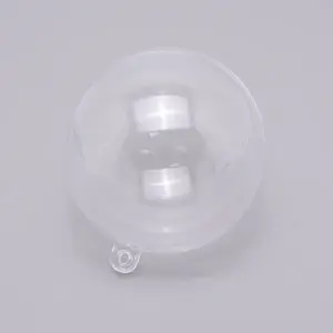 Openable Transparent Plastic Ball Pendant Decoration